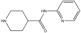 N-(pyridin-2-yl)piperidine-4-carboxamide 结构式