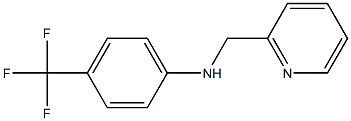 N-(pyridin-2-ylmethyl)-4-(trifluoromethyl)aniline 结构式