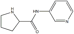 N-(pyridin-3-yl)pyrrolidine-2-carboxamide 结构式