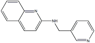 N-(pyridin-3-ylmethyl)quinolin-2-amine 结构式