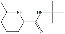 N-(tert-butyl)-6-methylpiperidine-2-carboxamide 结构式