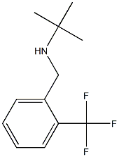 N-(tert-butyl)-N-[2-(trifluoromethyl)benzyl]amine 结构式