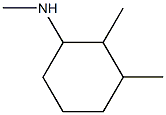 N,2,3-trimethylcyclohexan-1-amine 结构式