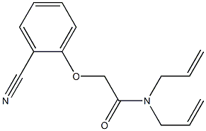 N,N-diallyl-2-(2-cyanophenoxy)acetamide 结构式