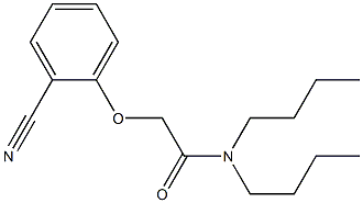 N,N-dibutyl-2-(2-cyanophenoxy)acetamide 结构式