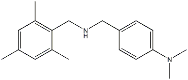 N,N-dimethyl-4-({[(2,4,6-trimethylphenyl)methyl]amino}methyl)aniline 结构式