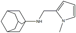 N-[(1-methyl-1H-pyrrol-2-yl)methyl]adamantan-1-amine 结构式