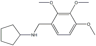 N-[(2,3,4-trimethoxyphenyl)methyl]cyclopentanamine 结构式