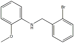 N-[(2-bromophenyl)methyl]-2-methoxyaniline 结构式