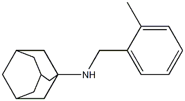 N-[(2-methylphenyl)methyl]adamantan-1-amine 结构式