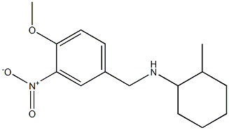 N-[(4-methoxy-3-nitrophenyl)methyl]-2-methylcyclohexan-1-amine 结构式