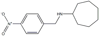 N-[(4-nitrophenyl)methyl]cycloheptanamine 结构式