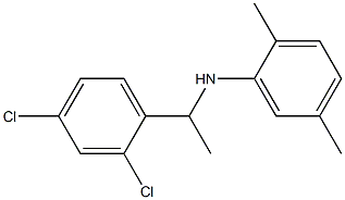 N-[1-(2,4-dichlorophenyl)ethyl]-2,5-dimethylaniline 结构式