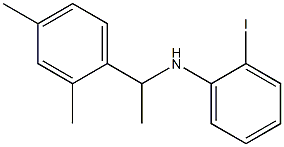 N-[1-(2,4-dimethylphenyl)ethyl]-2-iodoaniline 结构式