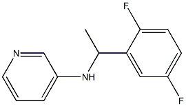 N-[1-(2,5-difluorophenyl)ethyl]pyridin-3-amine 结构式