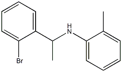 N-[1-(2-bromophenyl)ethyl]-2-methylaniline 结构式