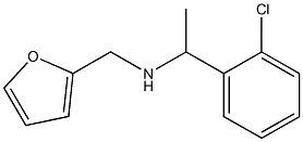 N-[1-(2-chlorophenyl)ethyl]-N-(2-furylmethyl)amine 结构式