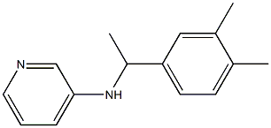 N-[1-(3,4-dimethylphenyl)ethyl]pyridin-3-amine 结构式