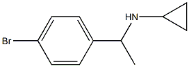 N-[1-(4-bromophenyl)ethyl]-N-cyclopropylamine 结构式