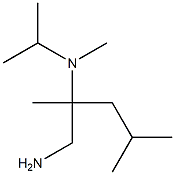N-[1-(aminomethyl)-1,3-dimethylbutyl]-N-isopropyl-N-methylamine 结构式