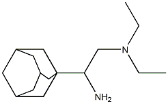 N-[2-(1-adamantyl)-2-aminoethyl]-N,N-diethylamine 结构式