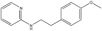 N-[2-(4-methoxyphenyl)ethyl]pyridin-2-amine 结构式