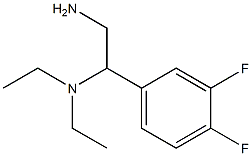 N-[2-amino-1-(3,4-difluorophenyl)ethyl]-N,N-diethylamine 结构式