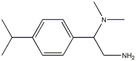 N-[2-amino-1-(4-isopropylphenyl)ethyl]-N,N-dimethylamine 结构式