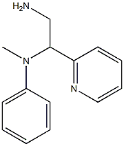 N-[2-amino-1-(pyridin-2-yl)ethyl]-N-methylaniline 结构式