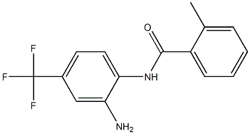 N-[2-amino-4-(trifluoromethyl)phenyl]-2-methylbenzamide 结构式