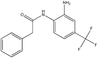 N-[2-amino-4-(trifluoromethyl)phenyl]-2-phenylacetamide 结构式