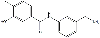N-[3-(aminomethyl)phenyl]-3-hydroxy-4-methylbenzamide 结构式