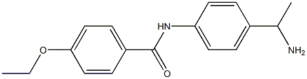 N-[4-(1-aminoethyl)phenyl]-4-ethoxybenzamide 结构式