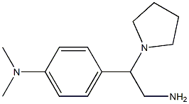 N-[4-(2-amino-1-pyrrolidin-1-ylethyl)phenyl]-N,N-dimethylamine 结构式