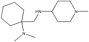 N-{[1-(dimethylamino)cyclohexyl]methyl}-1-methylpiperidin-4-amine 结构式