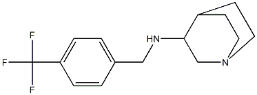 N-{[4-(trifluoromethyl)phenyl]methyl}-1-azabicyclo[2.2.2]octan-3-amine 结构式