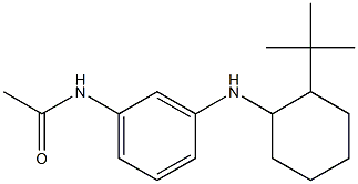 N-{3-[(2-tert-butylcyclohexyl)amino]phenyl}acetamide 结构式