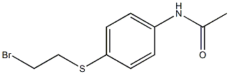 N-{4-[(2-bromoethyl)thio]phenyl}acetamide 结构式