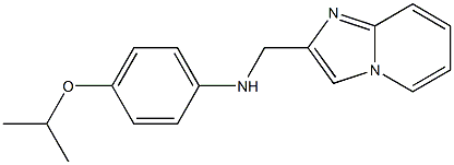 N-{imidazo[1,2-a]pyridin-2-ylmethyl}-4-(propan-2-yloxy)aniline 结构式