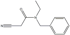 N-benzyl-2-cyano-N-ethylacetamide 结构式