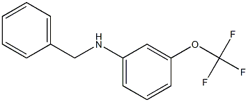 N-benzyl-3-(trifluoromethoxy)aniline 结构式