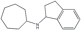 N-cycloheptyl-2,3-dihydro-1H-inden-1-amine 结构式