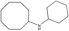 N-cyclohexylcyclooctanamine 结构式