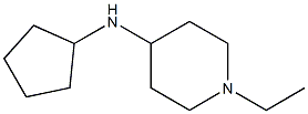 N-cyclopentyl-1-ethylpiperidin-4-amine 结构式