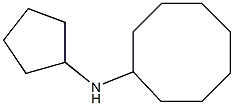 N-cyclopentylcyclooctanamine 结构式
