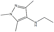 N-ethyl-1,3,5-trimethyl-1H-pyrazol-4-amine 结构式