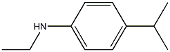 N-ethyl-4-(propan-2-yl)aniline 结构式