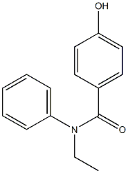 N-ethyl-4-hydroxy-N-phenylbenzamide 结构式