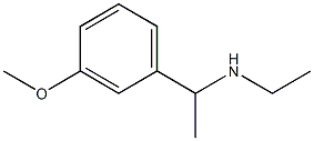 N-ethyl-N-[1-(3-methoxyphenyl)ethyl]amine 结构式