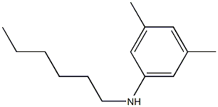 N-hexyl-3,5-dimethylaniline 结构式